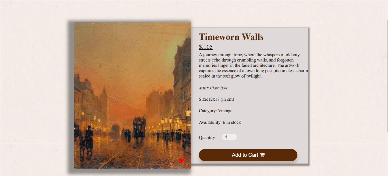 Painting Muse — eCommerce Website